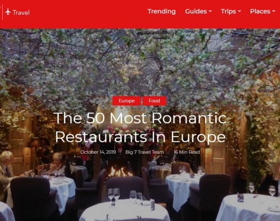 The 50 Most Romantic Restaurants In Europe